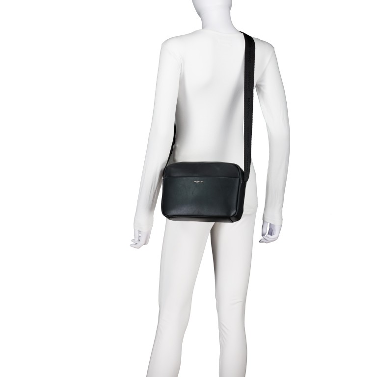 Umhängetasche Horizon Nero, Farbe: schwarz, Marke: Valentino Bags, EAN: 8054942601247, Abmessungen in cm: 25x17.5x7.5, Bild 4 von 5