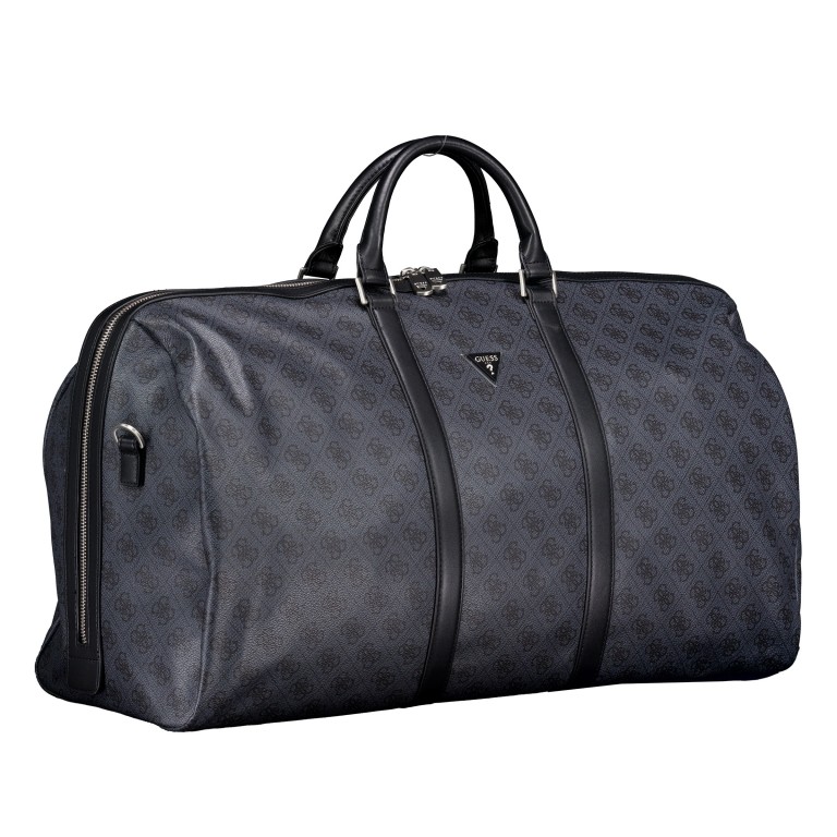 Reisetasche Pisa 4G-Logo Größe 56 cm Black Lime, Farbe: schwarz, Marke: Guess, EAN: 7628907210310, Abmessungen in cm: 56x30x22, Bild 2 von 5
