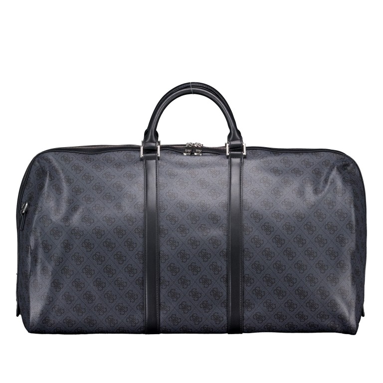 Reisetasche Pisa 4G-Logo Größe 56 cm Black Lime, Farbe: schwarz, Marke: Guess, EAN: 7628907210310, Abmessungen in cm: 56x30x22, Bild 3 von 5