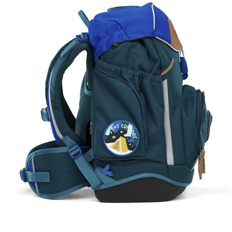 Schulranzen Pack Eco Hero Set 6-teilig Modell 2025 ArktisforschBär, Farbe: blau/petrol, Marke: Ergobag, EAN: 4057081201532, Abmessungen in cm: 28x40x25, Bild 5 von 11