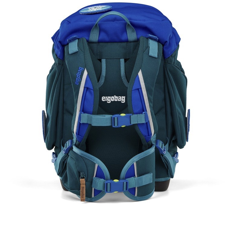 Schulranzen Pack Eco Hero Set 6-teilig Modell 2025 ArktisforschBär, Farbe: blau/petrol, Marke: Ergobag, EAN: 4057081201532, Abmessungen in cm: 28x40x25, Bild 4 von 11