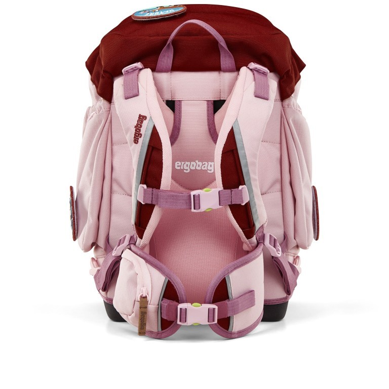 Schulranzen Pack Eco Hero Set 6-teilig Modell 2025 PfadfindBär, Farbe: rosa/pink, Marke: Ergobag, EAN: 4057081201549, Abmessungen in cm: 28x40x25, Bild 4 von 11