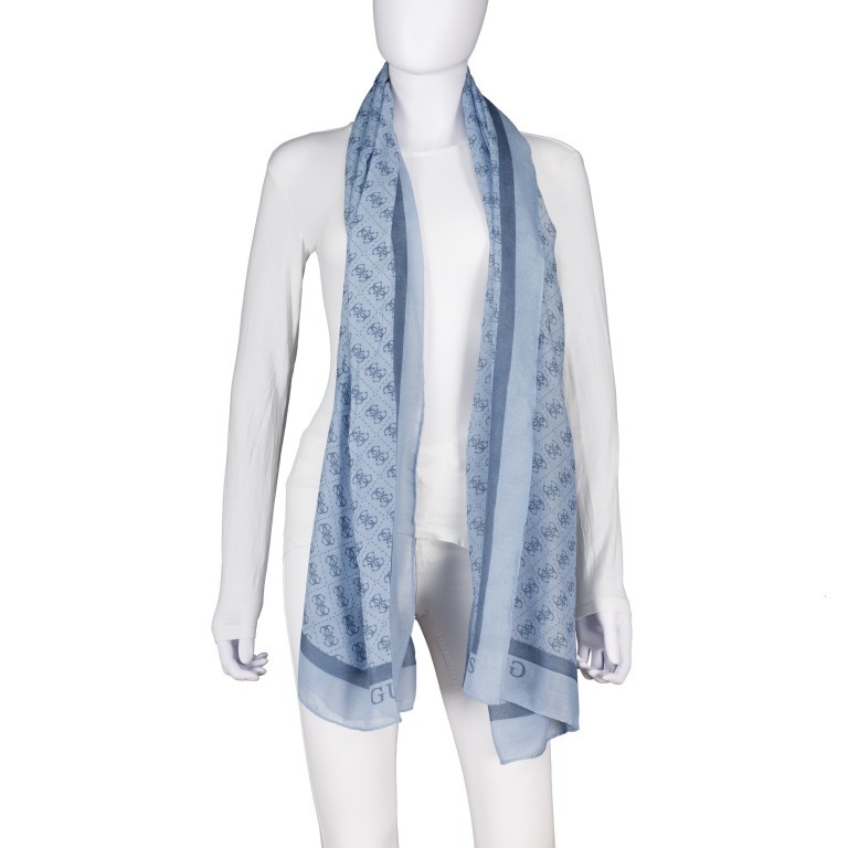 Schal Katya Slate Grey, Farbe: grau, Marke: Guess, EAN: 7628907214769, Abmessungen in cm: 85x180x0.2, Bild 1 von 2