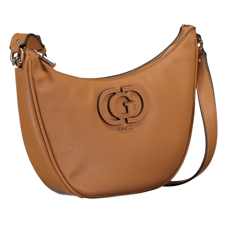 Beuteltasche Calebra Cognac, Farbe: cognac, Marke: Guess, EAN: 0190231958246, Abmessungen in cm: 31x24x6.5, Bild 2 von 6