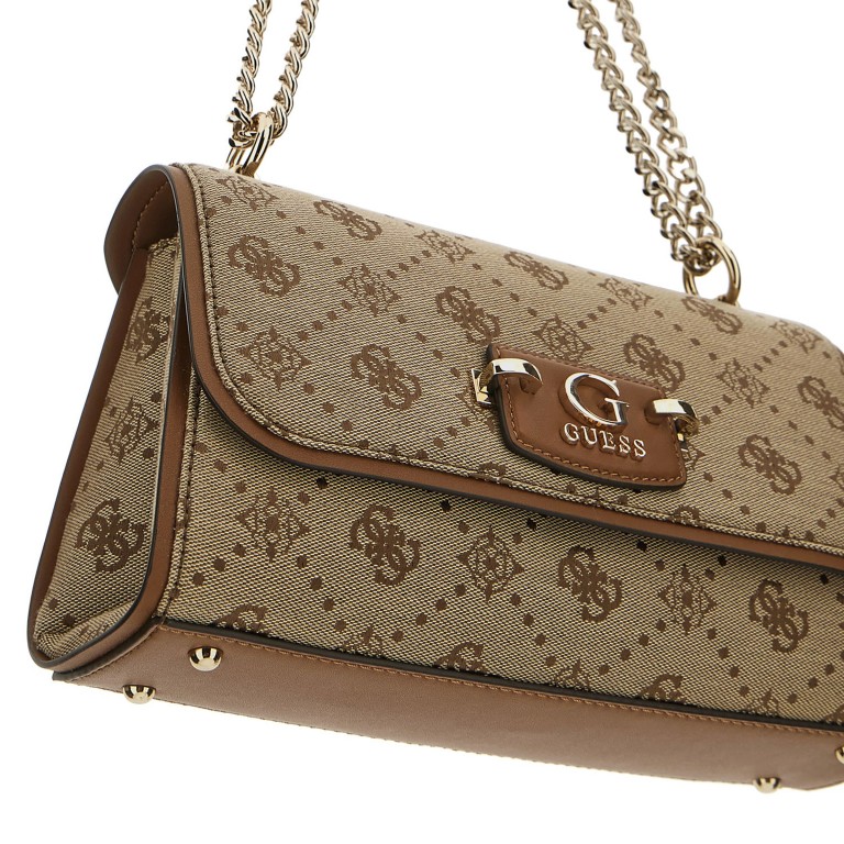Umhängetasche Neda 4G-Logo Peony Latte, Farbe: braun, Marke: Guess, EAN: 0190231964292, Abmessungen in cm: 27x16x7, Bild 7 von 7