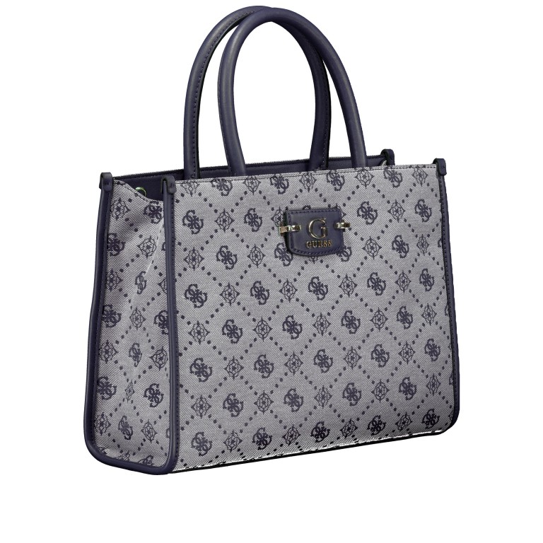 Handtasche Neda 4G-Logo Peony Navy, Farbe: blau/petrol, Marke: Guess, EAN: 0190231975533, Abmessungen in cm: 33.5x25x12.5, Bild 2 von 8