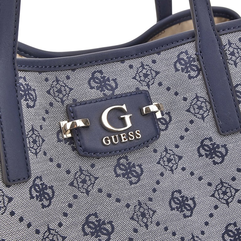 Shopper Neda 4G-Logo Peony variabel in der Form Navy, Farbe: blau/petrol, Marke: Guess, EAN: 0190231961277, Abmessungen in cm: 39.5x33.5x20.5, Bild 8 von 9
