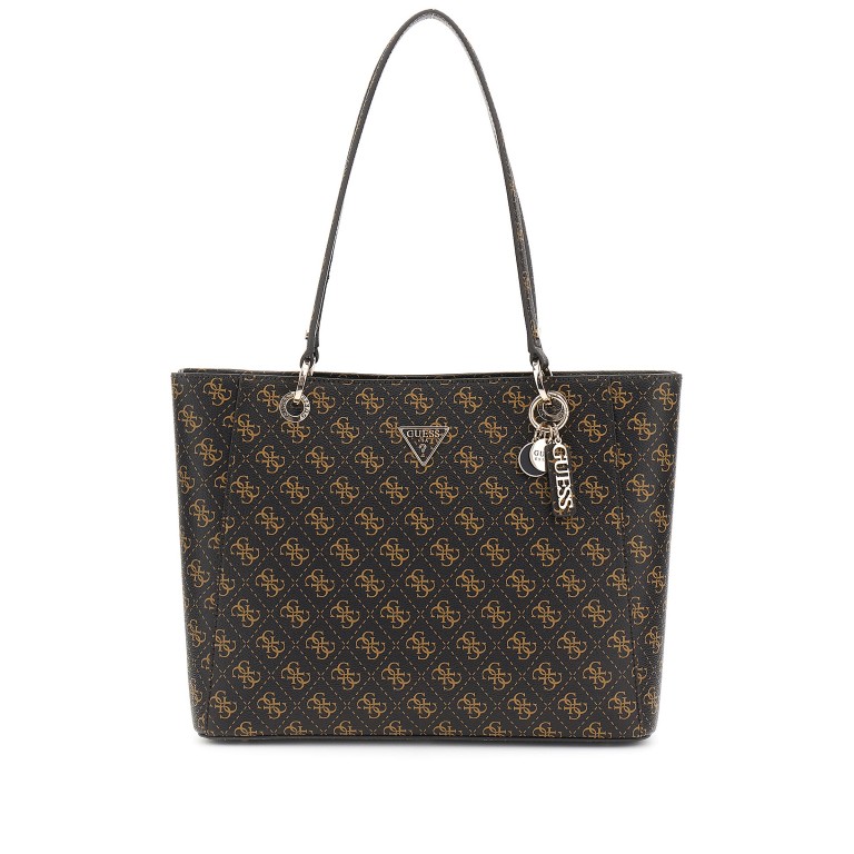 Shopper Noelle II 4G-Logo Brown, Farbe: braun, Marke: Guess, EAN: 0190231962496, Abmessungen in cm: 33x26x9, Bild 1 von 6