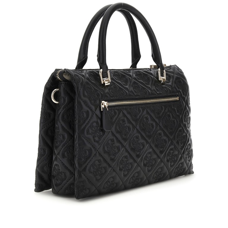 Handtasche Adelasia 4G-Logo Black, Farbe: schwarz, Marke: Guess, EAN: 0190231965039, Abmessungen in cm: 29.5x20x10, Bild 3 von 8