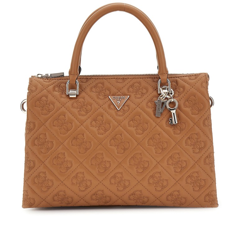 Handtasche Adelasia 4G-Logo Caramel, Farbe: cognac, Marke: Guess, EAN: 0190231965046, Abmessungen in cm: 29.5x20x10, Bild 1 von 8