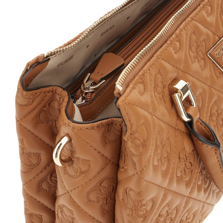 Handtasche Adelasia 4G-Logo Caramel, Farbe: cognac, Marke: Guess, EAN: 0190231965046, Abmessungen in cm: 29.5x20x10, Bild 7 von 8