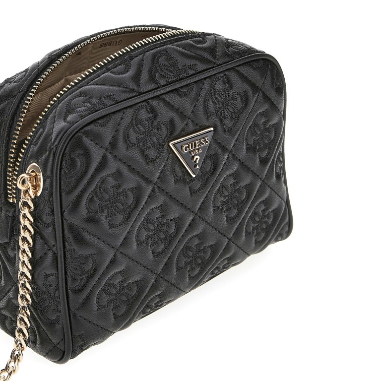 Umhängetasche Adelasia 4G-Logo Black, Farbe: schwarz, Marke: Guess, EAN: 0190231965091, Abmessungen in cm: 19x15.5x7.5, Bild 6 von 7