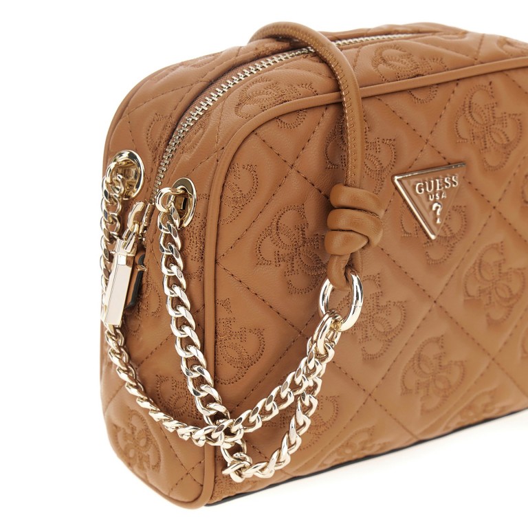 Umhängetasche Adelasia 4G-Logo Caramel, Farbe: cognac, Marke: Guess, EAN: 0190231965107, Abmessungen in cm: 19x15.5x7.5, Bild 7 von 7
