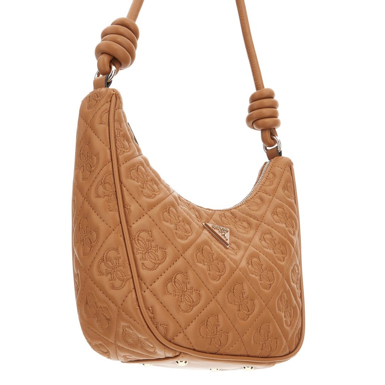 Beuteltasche Adelasia 4G-Logo Caramel, Farbe: cognac, Marke: Guess, EAN: 0190231965176, Abmessungen in cm: 24x22x8.5, Bild 6 von 6