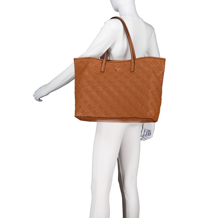 Shopper Adelasia 4G-Logo variabel in der Form Caramel, Farbe: cognac, Marke: Guess, EAN: 0190231958666, Abmessungen in cm: 39.5x33.5x20.5, Bild 8 von 10
