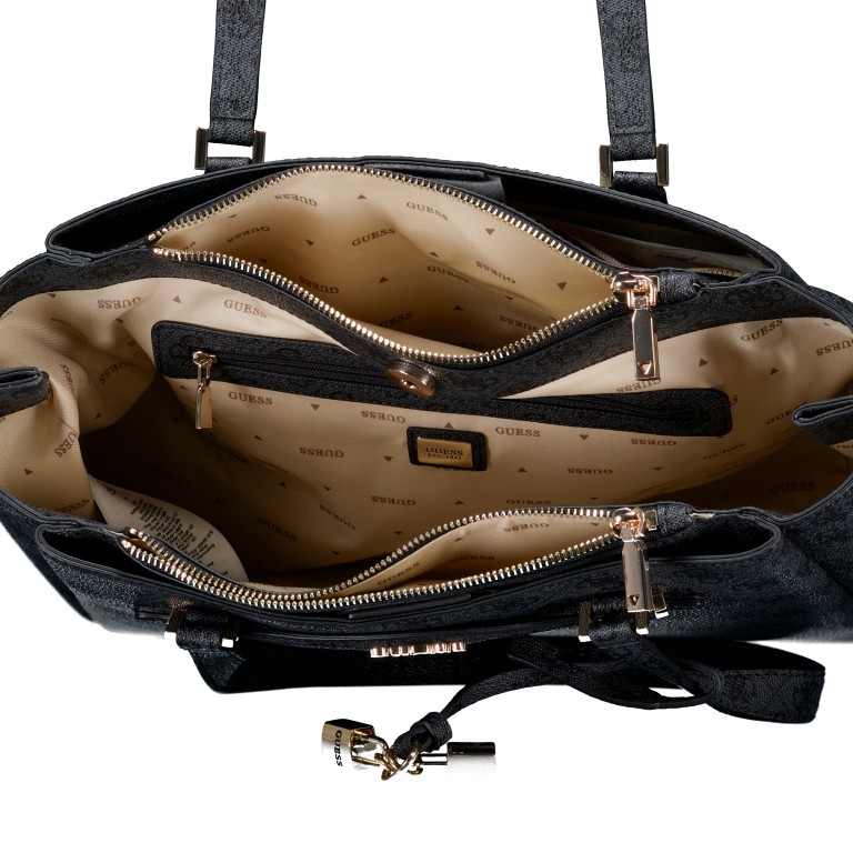Shopper Katya 4G-Logo Coal, Farbe: anthrazit, Marke: Guess, EAN: 0190231964087, Abmessungen in cm: 30x27x12, Bild 5 von 5