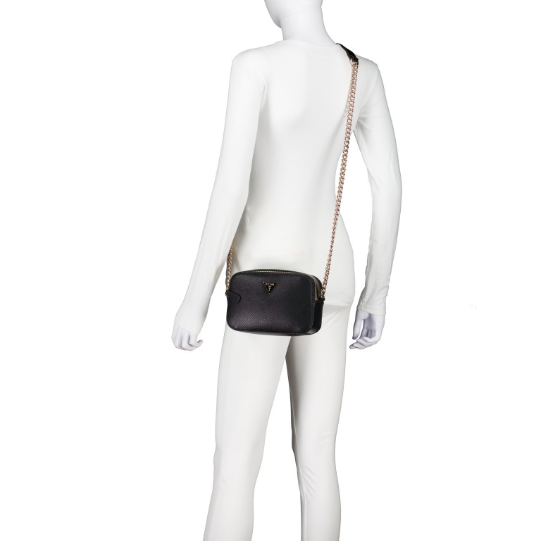 Umhängetasche Noelle II Black, Farbe: schwarz, Marke: Guess, EAN: 0190231961505, Abmessungen in cm: 19.5x13x7, Bild 5 von 6
