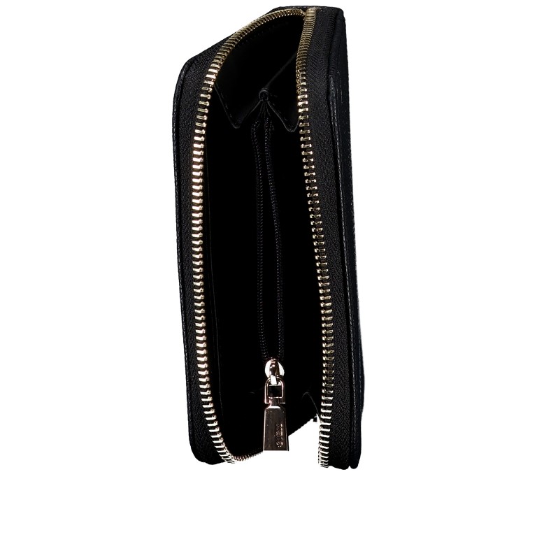 Geldbörse Calebra Black, Farbe: schwarz, Marke: Guess, EAN: 0190231958307, Abmessungen in cm: 14.3x9.7x2.5, Bild 4 von 4