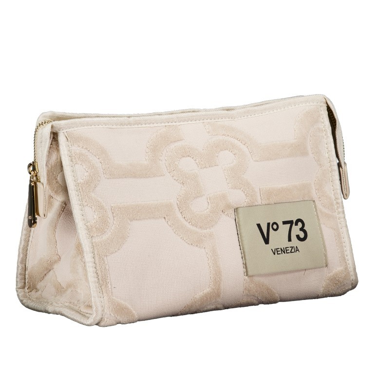 Kulturbeutel Amy Off White, Farbe: beige, Marke: V°73, EAN: 8054942631985, Abmessungen in cm: 28x17.5x12, Bild 2 von 4
