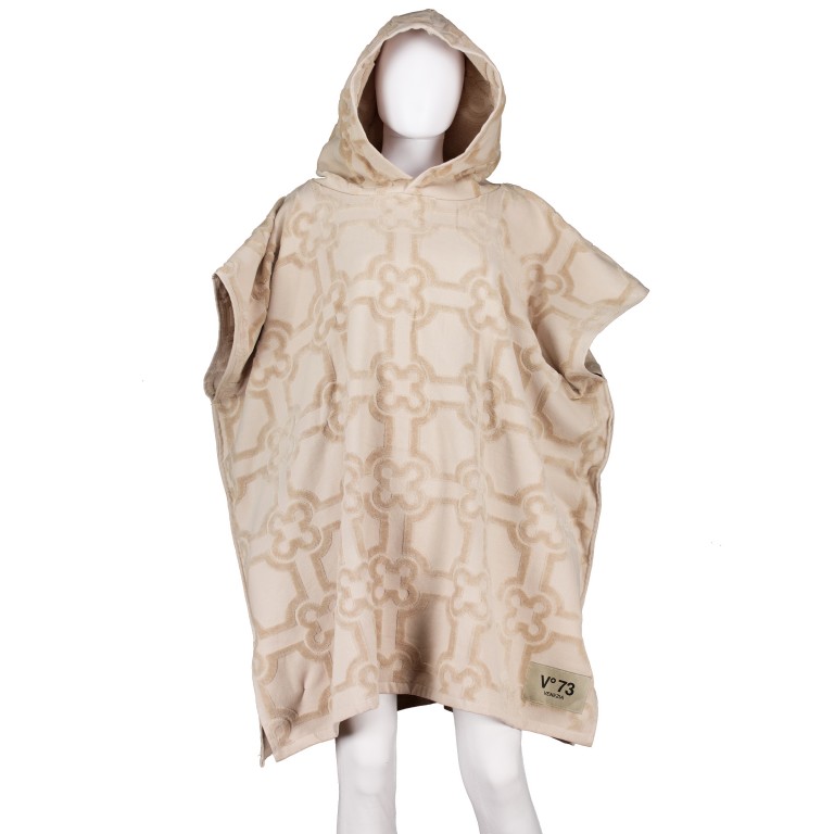 Tunika Amy mit Kapuze Off White, Farbe: beige, Marke: V°73, EAN: 8054942672698, Abmessungen in cm: 88x90x0.2, Bild 3 von 3