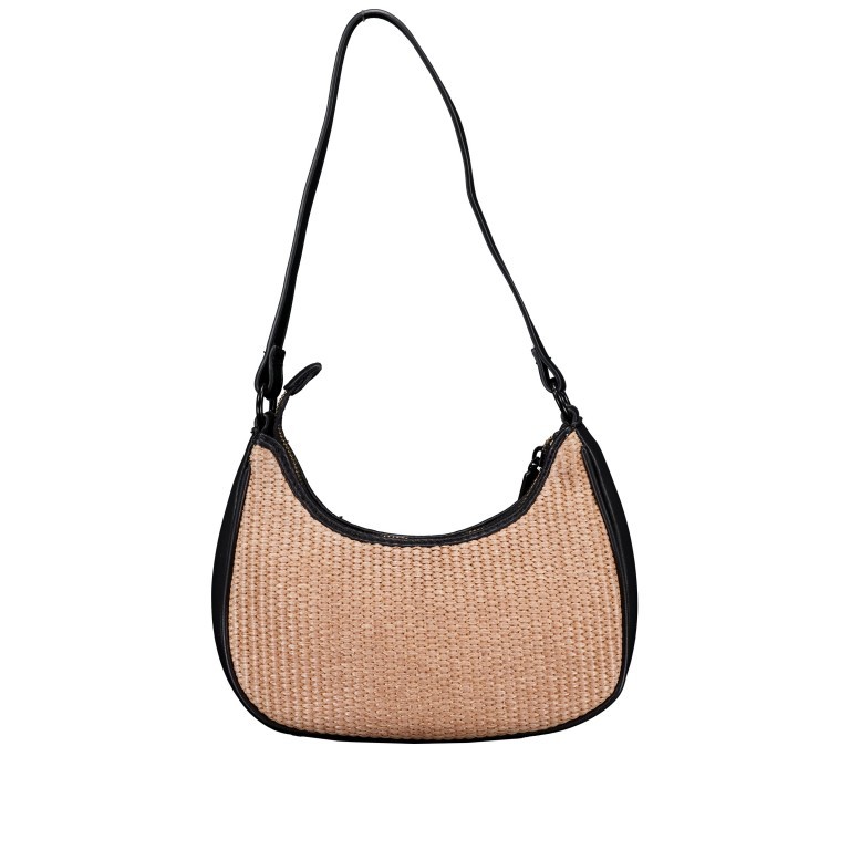 Beuteltasche Summer Naturale Nero, Farbe: cognac, Marke: V°73, EAN: 8054942674937, Abmessungen in cm: 23x18x7.5, Bild 4 von 9