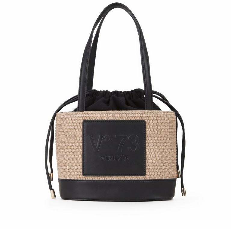 Umhängetasche Cat Naturale Nero, Farbe: cognac, Marke: V°73, EAN: 8054942317988, Abmessungen in cm: 24x18.5x13, Bild 1 von 5