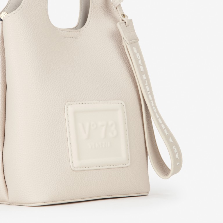 Umhängetasche Jenny Off White Multi, Farbe: beige, Marke: V°73, EAN: 8054942673527, Abmessungen in cm: 18x26x9, Bild 5 von 5