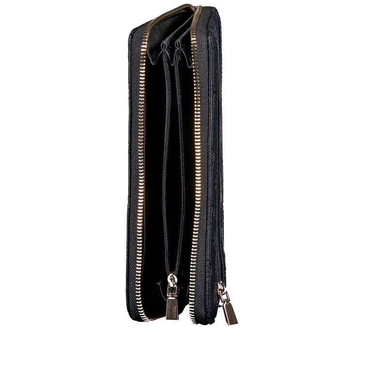 Geldbörse Phoebe mit Griffschlaufe Black, Farbe: schwarz, Marke: Guess, EAN: 0190231962144, Abmessungen in cm: 20.5x10x2.5, Bild 5 von 5