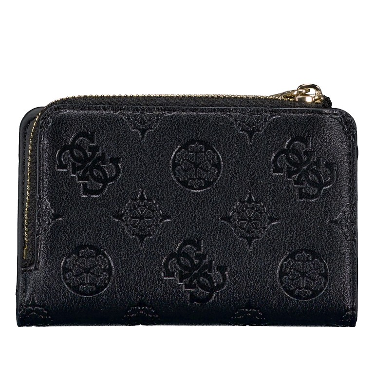 Geldbörse Phoebe 4G-Logo Peony Black, Farbe: schwarz, Marke: Guess, EAN: 0190231962168, Abmessungen in cm: 12.5x8x2, Bild 3 von 4