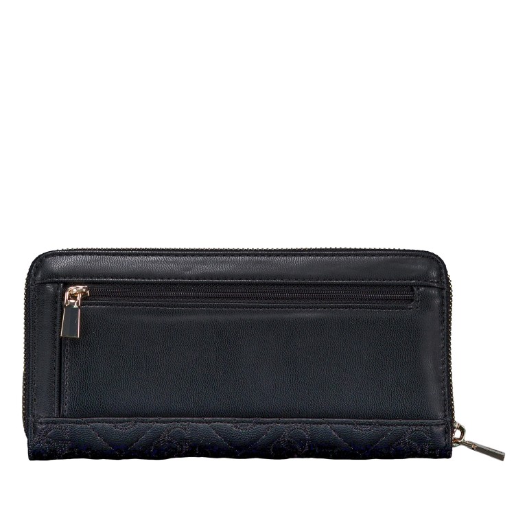 Geldbörse Adelasia mit Griffschlaufe Black, Farbe: schwarz, Marke: Guess, EAN: 0190231965138, Abmessungen in cm: 20.5x10x2.5, Bild 3 von 5