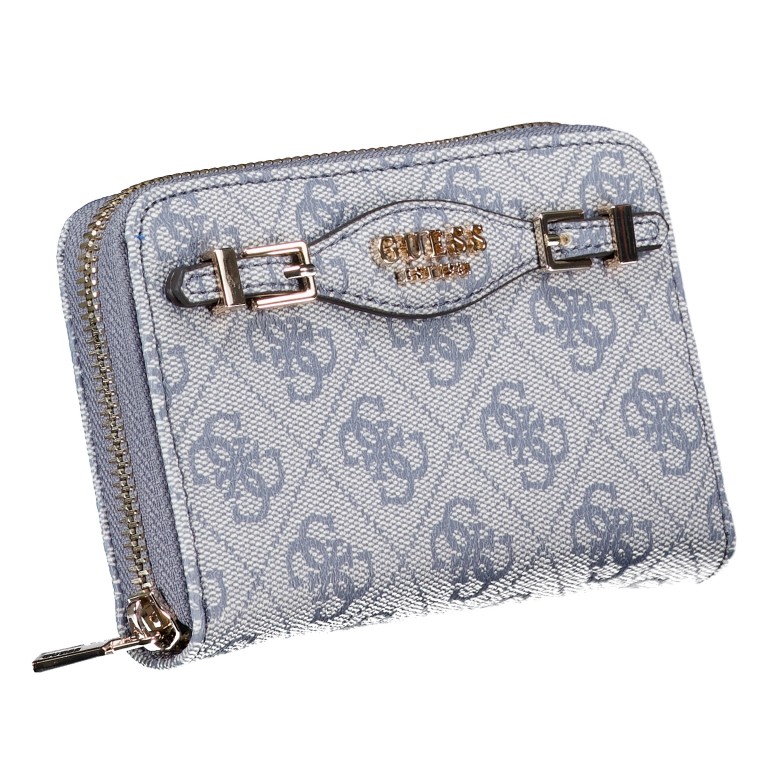 Geldbörse Katya 4G-Logo Slate, Farbe: grau, Marke: Guess, EAN: 0190231963981, Abmessungen in cm: 14.2x9.5x2.5, Bild 2 von 4