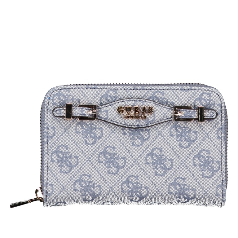 Geldbörse Katya 4G-Logo Slate, Farbe: grau, Marke: Guess, EAN: 0190231963981, Abmessungen in cm: 14.2x9.5x2.5, Bild 1 von 4