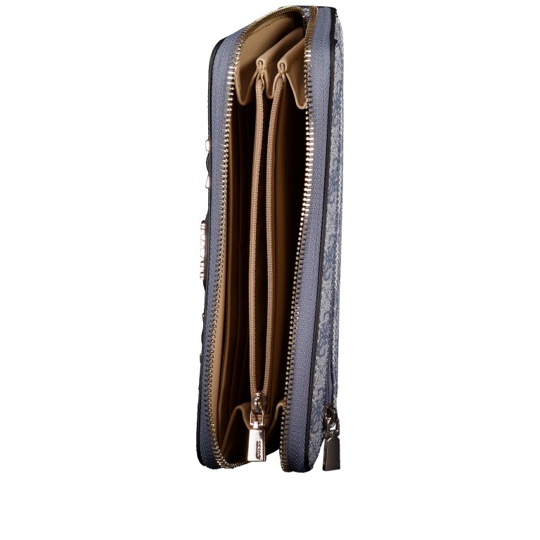 Geldbörse Katya 4G-Logo mit Griffschlaufe Slate, Farbe: grau, Marke: Guess, EAN: 0190231964018, Abmessungen in cm: 20.5x10x2.7, Bild 5 von 5