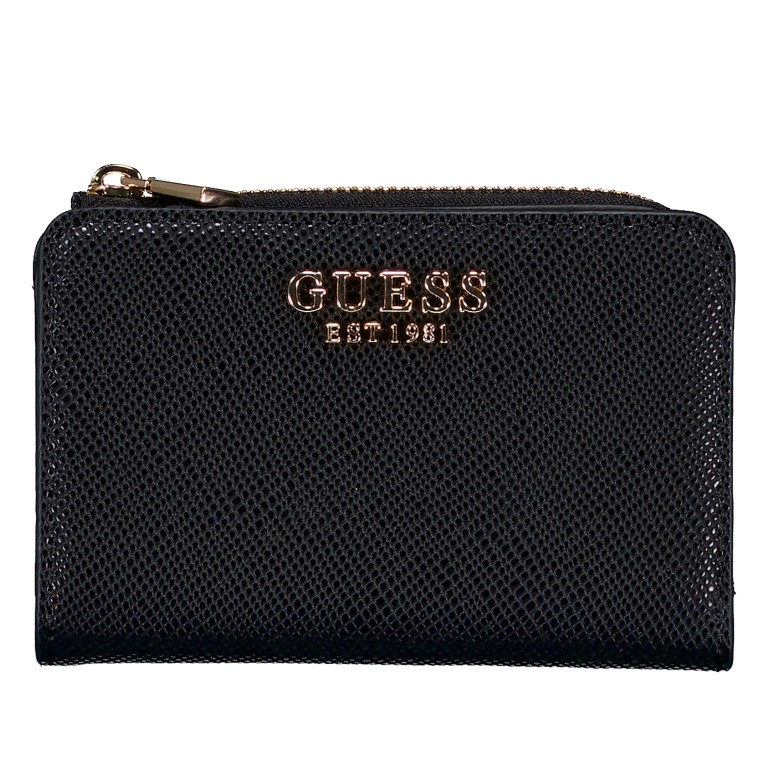 Geldbörse Laurel II Black, Farbe: schwarz, Marke: Guess, EAN: 0190231961154, Abmessungen in cm: 12.5x8x2, Bild 1 von 4