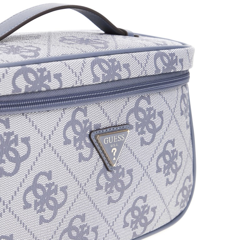 Kosmetikkoffer Berta 4G-Logo Slate, Farbe: grau, Marke: Guess, EAN: 0190231969310, Abmessungen in cm: 26x18x12.5, Bild 6 von 6