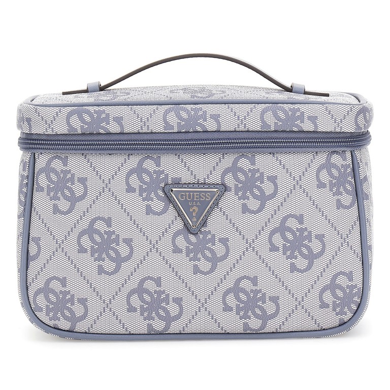 Kosmetikkoffer Berta 4G-Logo Slate, Farbe: grau, Marke: Guess, EAN: 0190231969310, Abmessungen in cm: 26x18x12.5, Bild 1 von 6