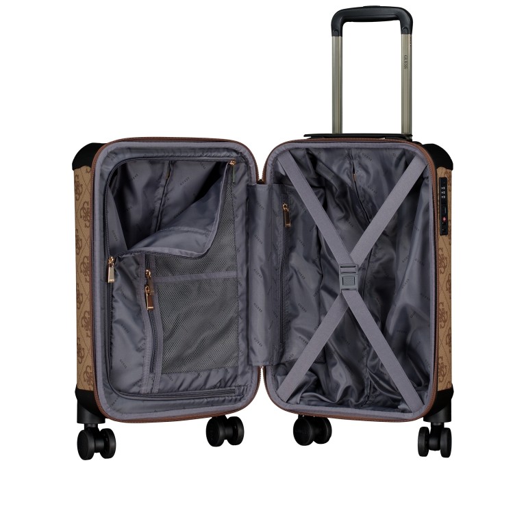 Koffer Berta Travel 4G-Logo Größe 53 cm Latte Brown, Farbe: braun, Marke: Guess, EAN: 0190231926283, Abmessungen in cm: 32x53x22, Bild 8 von 9