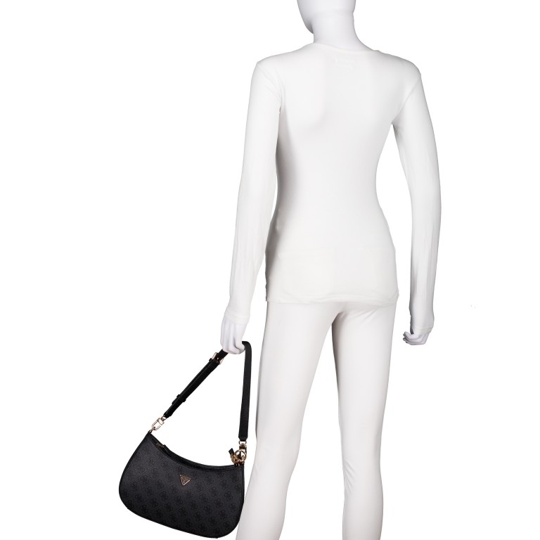 Tasche Noelle II 4g-logo Coal, Farbe: anthrazit, Marke: Guess, EAN: 0190231964452, Abmessungen in cm: 29x19x6, Bild 5 von 6
