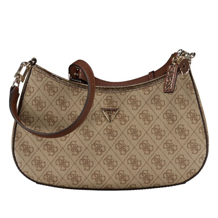 Tasche Noelle II 4g-logo Latte Brown, Farbe: braun, Marke: Guess, EAN: 0190231964469, Abmessungen in cm: 29x19x6, Bild 1 von 6