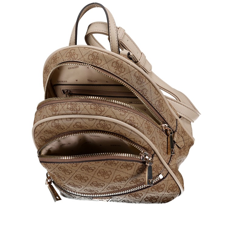 Rucksack Manhattan II 4G-Logo Latte, Farbe: braun, Marke: Guess, EAN: 0190231960454, Abmessungen in cm: 22x26x13, Bild 7 von 7