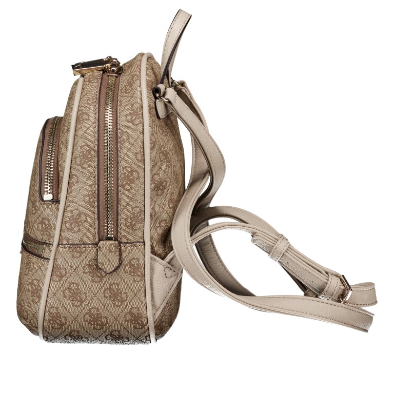 Rucksack Manhattan II 4G-Logo Latte, Farbe: braun, Marke: Guess, EAN: 0190231960454, Abmessungen in cm: 22x26x13, Bild 3 von 7