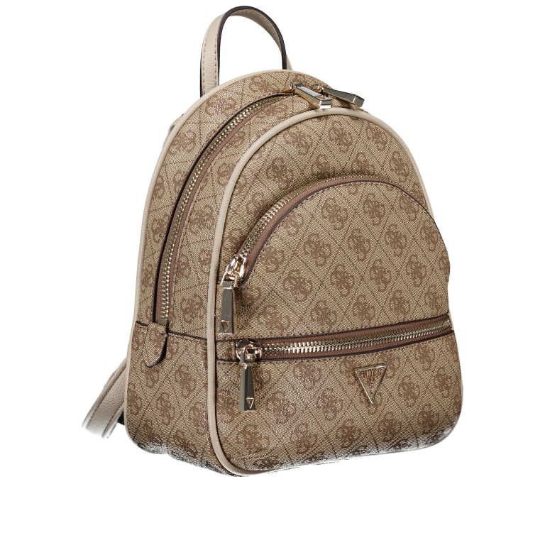 Rucksack Manhattan II 4G-Logo Latte, Farbe: braun, Marke: Guess, EAN: 0190231960454, Abmessungen in cm: 22x26x13, Bild 2 von 7