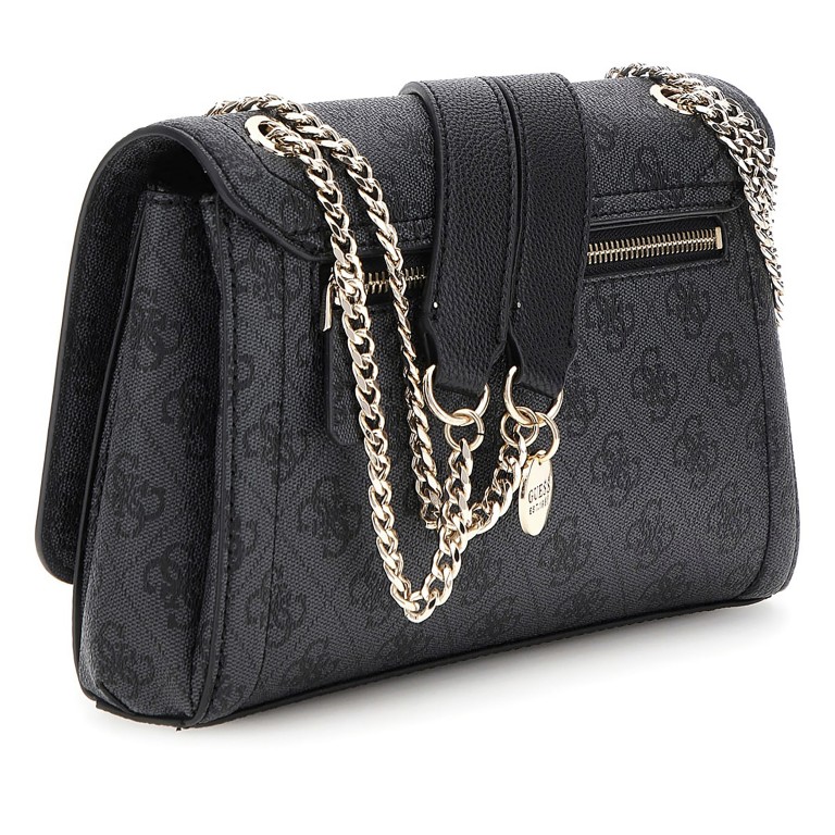 Umhängetasche Noelle II 4G-Logo Coal, Farbe: anthrazit, Marke: Guess, EAN: 0190231964483, Abmessungen in cm: 24x16.5x6, Bild 3 von 7