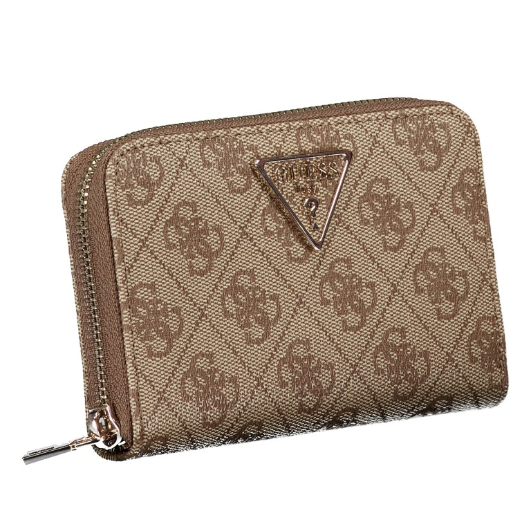 Geldbörse Laurel II 4G-Logo Latte, Farbe: braun, Marke: Guess, EAN: 0190231960539, Abmessungen in cm: 14.3x9.5x2.5, Bild 2 von 4