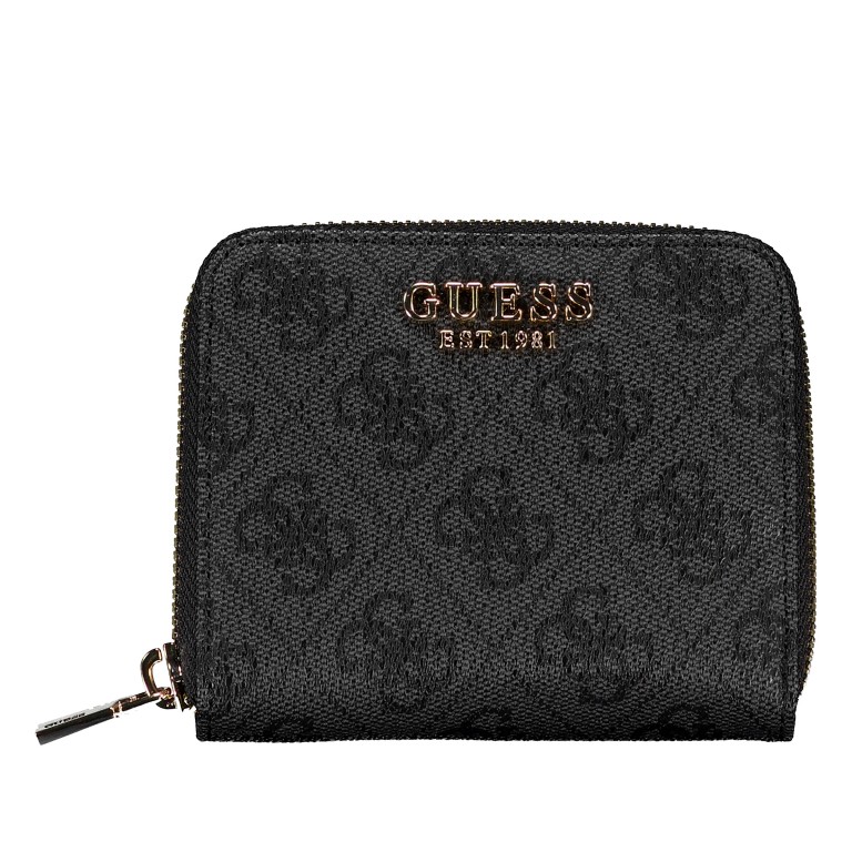 Geldbörse Laurel II 4G-Logo Coal, Farbe: anthrazit, Marke: Guess, EAN: 0190231960485, Abmessungen in cm: 11x9.5x2, Bild 1 von 4