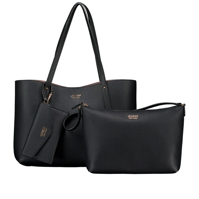 Shopper Bag in Bag Black, Farbe: schwarz, Marke: Guess, EAN: 0190231950011, Abmessungen in cm: 36x27x12.5, Bild 1 von 8