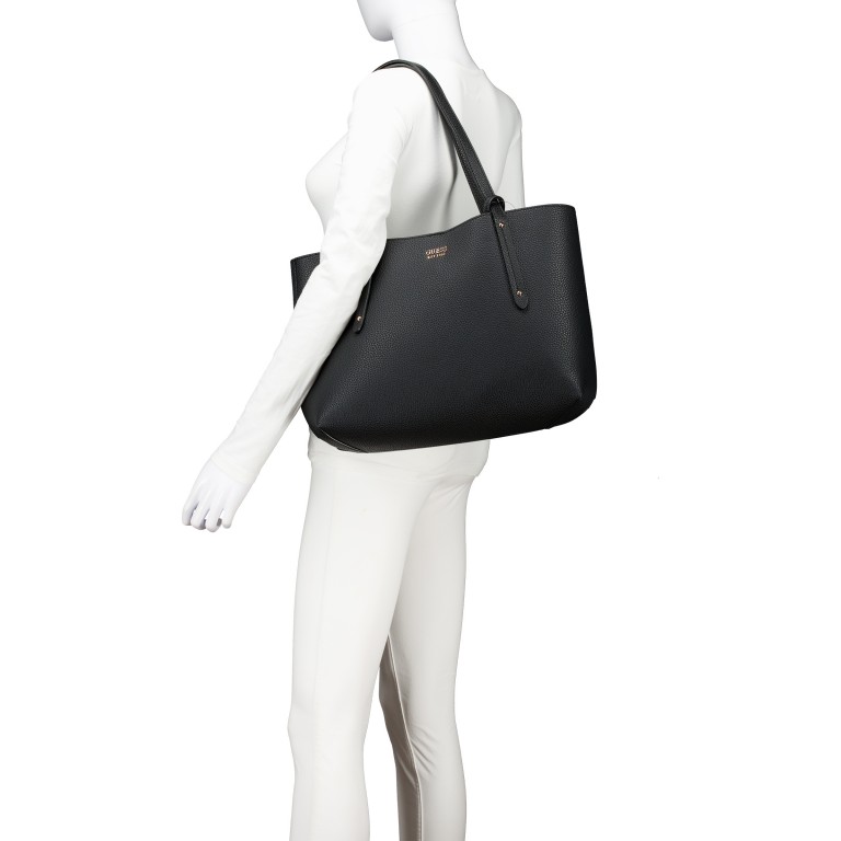 Shopper Bag in Bag Black, Farbe: schwarz, Marke: Guess, EAN: 0190231950011, Abmessungen in cm: 36x27x12.5, Bild 6 von 8