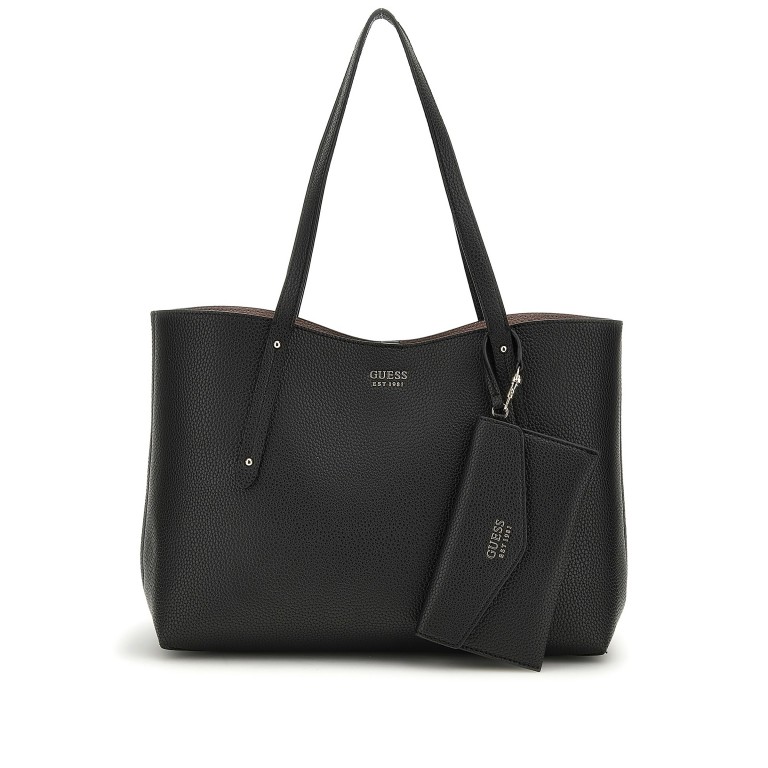 Shopper Bag in Bag Black, Farbe: schwarz, Marke: Guess, EAN: 0190231950011, Abmessungen in cm: 36x27x12.5, Bild 2 von 8