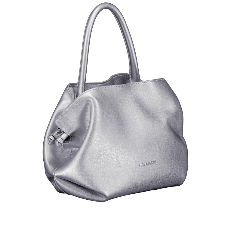 Beuteltasche Cool Companion S Silver, Farbe: metallic, Marke: Hey Marly, EAN: 4262484652137, Abmessungen in cm: 24x28x16, Bild 2 von 7