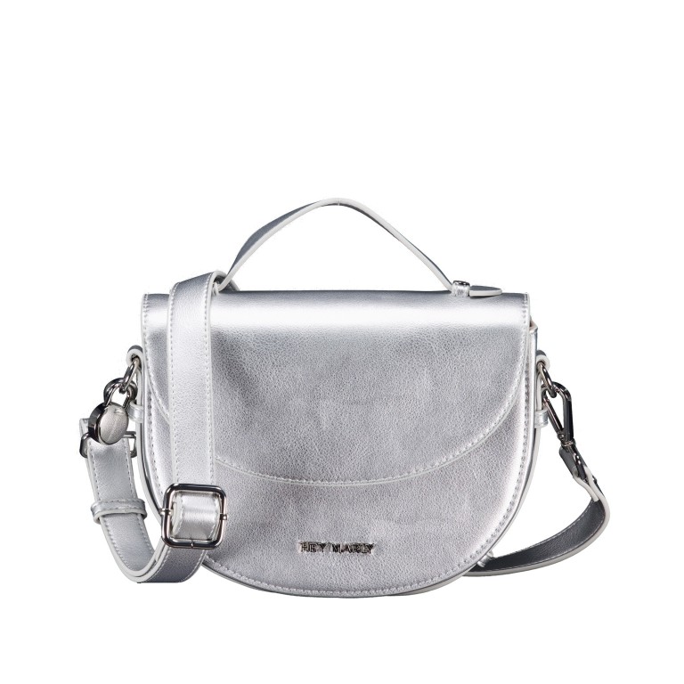 Umhängetasche Soul Sister Silver, Farbe: metallic, Marke: Hey Marly, EAN: 4262484652113, Abmessungen in cm: 22x14.5x7, Bild 1 von 7